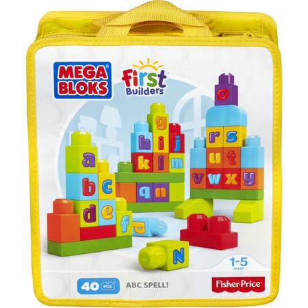Mega Bloks First Builders A B C Spellen - Constructiespeelgoed