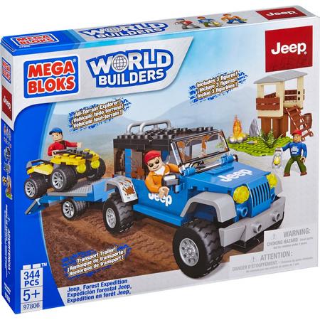 Mega Bloks Jeep Forest Expedition - Constructiespeelgoed