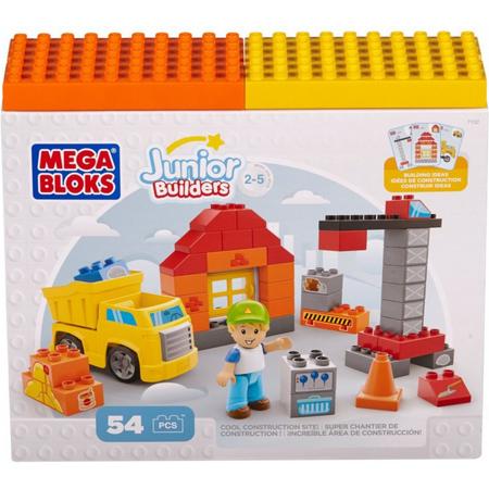 Mega Bloks Junior Builders Coole Bouwwerf - Constructiespeelgoed