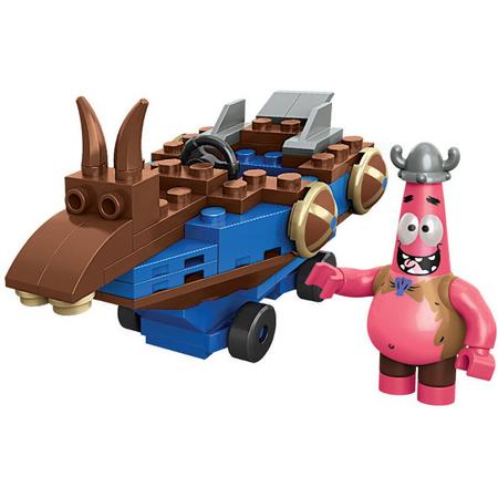 Mega Bloks SpongeBob Patricks Racewagen - Constructiespeelgoed