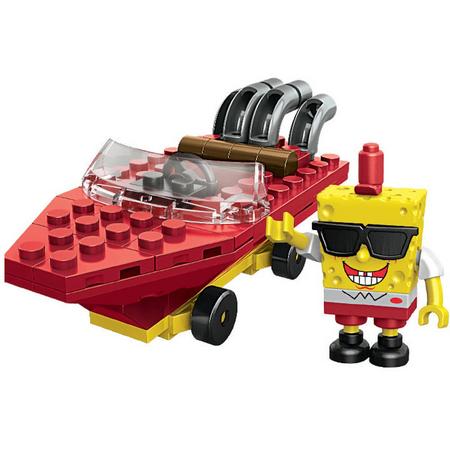Mega Bloks SpongeBob Racewagen - Constructiespeelgoed