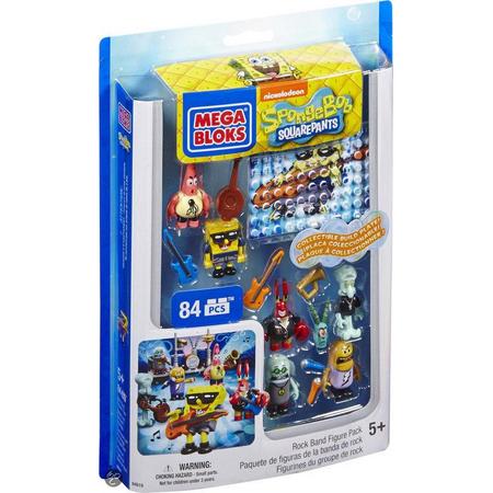 Mega Bloks Spongebob Squarepants Rockband Figure Pack - Constructiespeelgoed