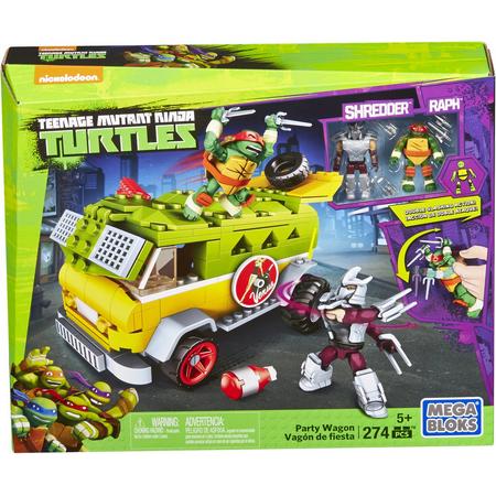 Mega Bloks Teenage Mutant Ninja Turtle JR. Partywagen - Constructiespeelgoed