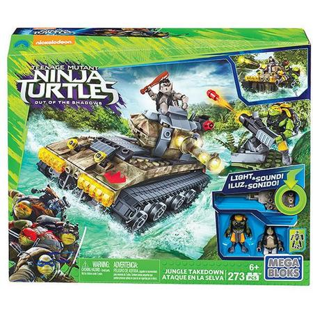 Mega Bloks Teenage Mutant Ninja Turtles: Out Of The Shadows. DPF81 Jungle Takedown.