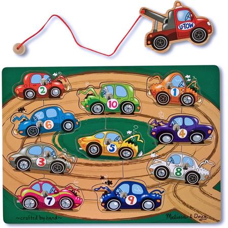 Melissa & Doug - Magnetic Wooden Game - Tow Truck
