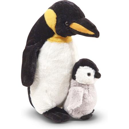 Melissa & Doug - Webber Penguin met Baby - Pluche