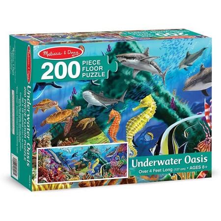 Melissa & Doug Vloerpuzzel Underwater Oasis 200 Stukjes