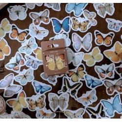 Vlinder Stickers - 46 stuks - Butterfly Sticker