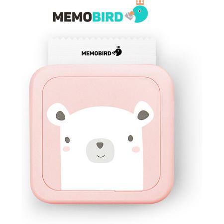Memobird - Mobiele Pocket Printer G1 - Pink - On The Go