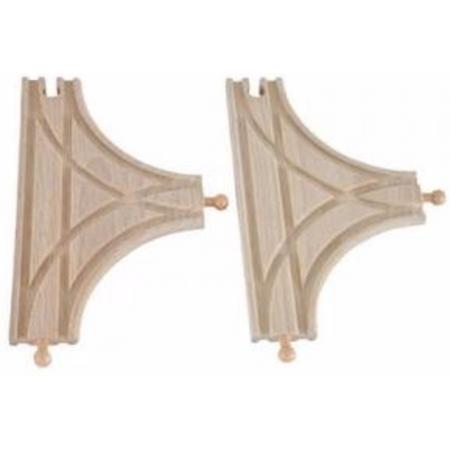 Mentari houten T-splitsing, set van 2