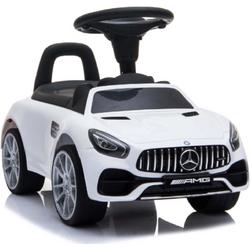 Mercedes-Benz GT / AMG loopauto wit, loopauto met toeter en diverse geluiden, FTF