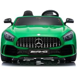 Elektrische Kinderauto Mercedes Benz GT R Groen 2 Persoons Auto 24V Met Afstandsbediening FULL OPTIONS