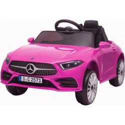 Mercedes Elektrische Kinderauto CLS350 Roze - Krachtige Accu - Accuvoertuig op Afstand Bestuurbaar - MP3/USB/SD - Met Verlichting - Veilig Voor Kinderen