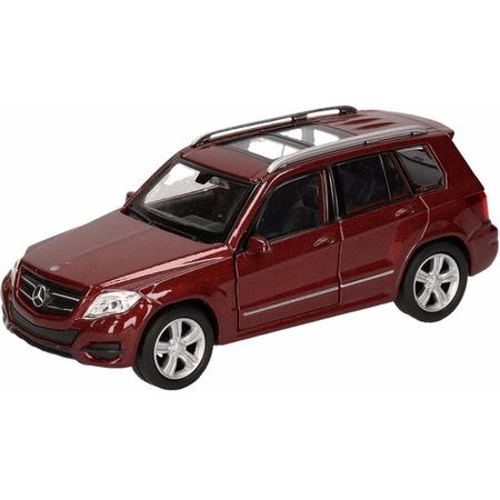 Speelgoed bruine Mercedes-Benz GLK auto 12 cm - modelauto / auto schaalmodel