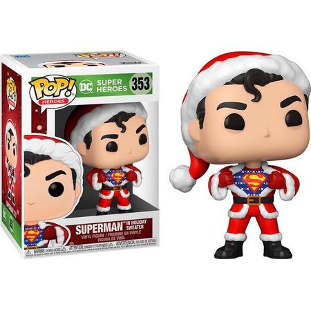 Pop! Heroes: DC Holiday - Superman with Sweater FUNKO