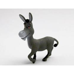 Dreamworks/Shrek - speelfiguur van Donkey - ezel - kunststof - 8,5 cm hoog
