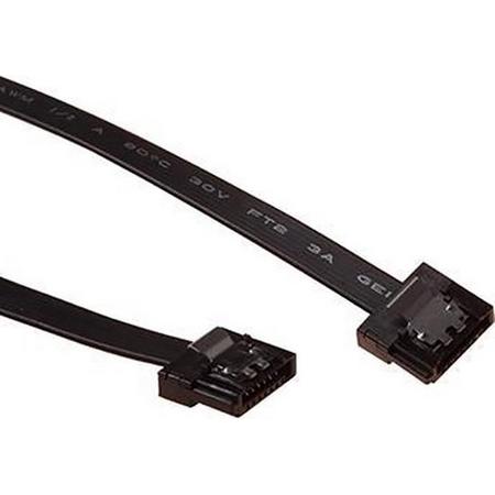 SATA-kabel 0,5 m SATA 7-pin Zwart