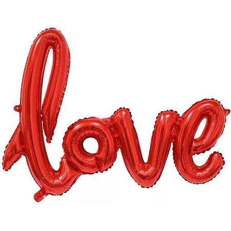 Valentijn I Love opblaasbare ballon
