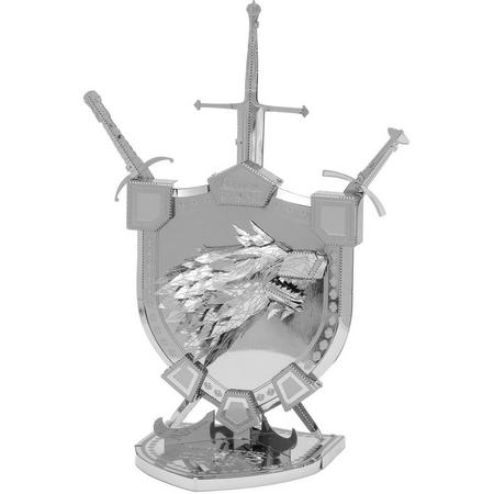 Metal Earth ICONX Game of Thrones - House Stark Wapenschild