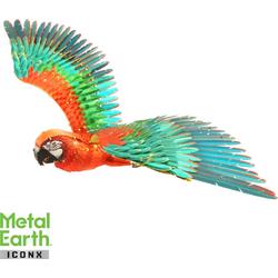 Metal Earth Iconx Parrot Jubilee Macaw Modelbouwset