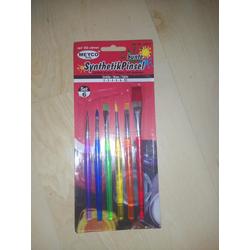 Meyco Hobby Pencelen - 6 penselen in verschillende kleuren