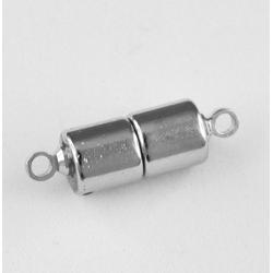Magneetsluiting Cilinder Zilver 19 mm