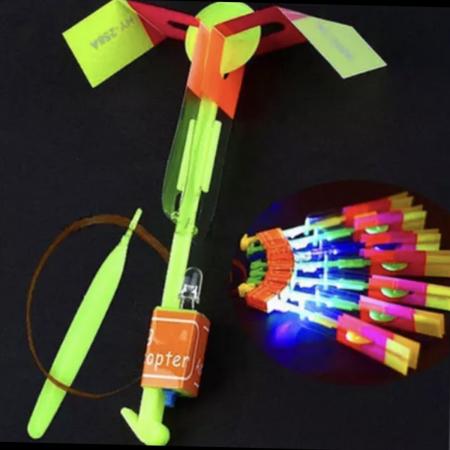 night flyer van Versteeg® - groen - licht arrow - speelgoed - afschiet - buitenspeelgoed - helikopter