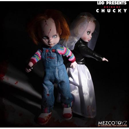 Mezcotoys Living Dead Dolls: Chucky and Tiffany 10 inch Action Figure Box Set