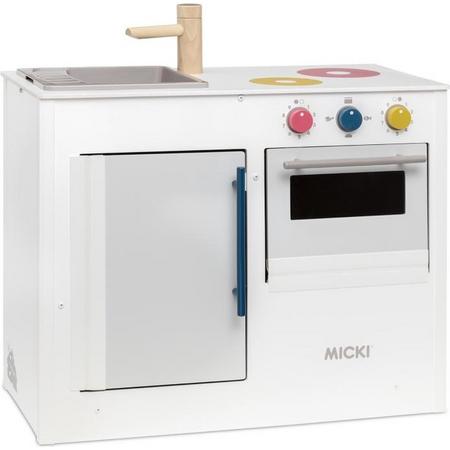 Micki - Houten Keuken - speelkeuken - pastel kleuren