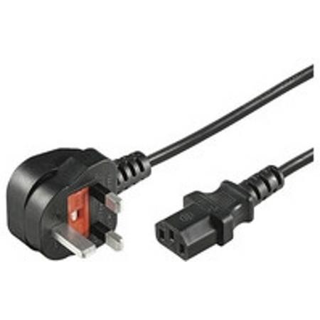 Microconnect PE090420 electriciteitssnoer Zwart 2 m BS 1363 C13 stekker