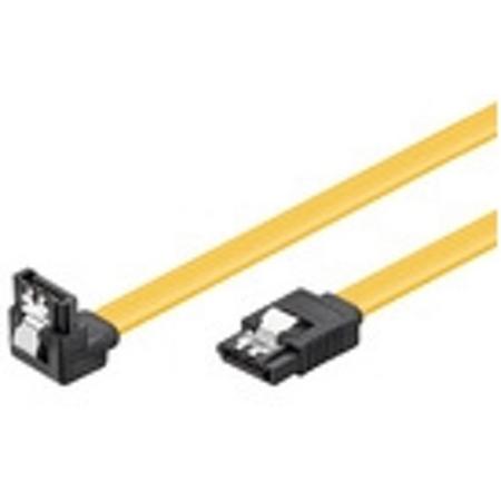 Microconnect SAT15005A1C6 SATA-kabel 0,5 m Geel