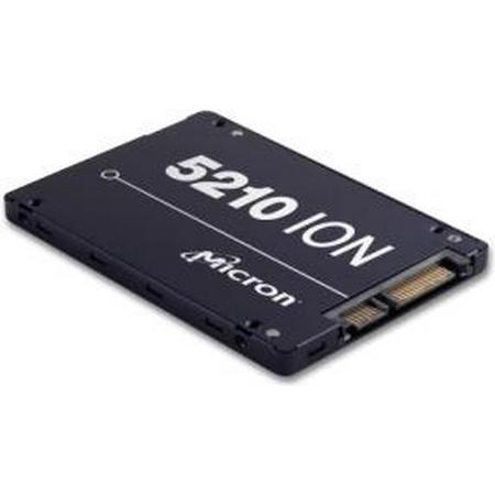 Micron 5210 ION internal solid state drive 2.5 7680 GB SATA III QLC 3D NAND
