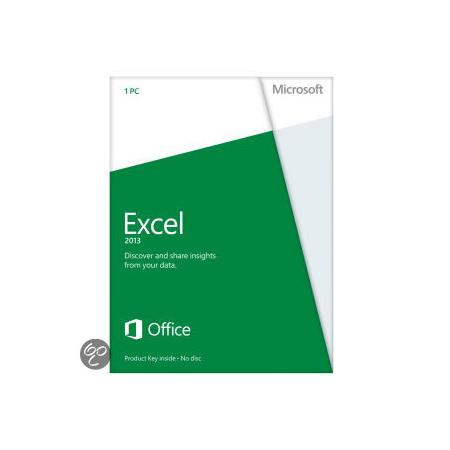 Microsoft Excel 2013 - Nederlands / 32-bit/64-bit / 1 Licentie