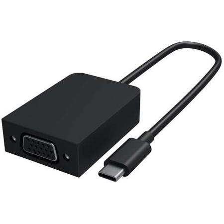 Microsoft HFT-00003 USB-C VGA Zwart kabeladapter/verloopstukje