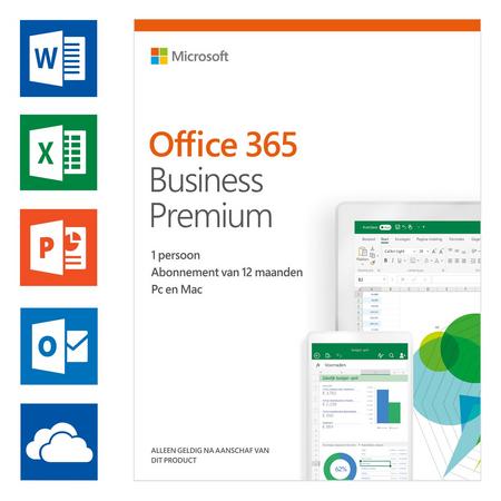 Microsoft Office 365 Business Premium - 1 jaar abonnement (download)