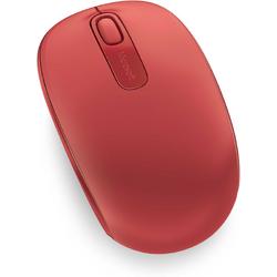   Wireless Mobile Mouse 1850 RF Draadloos Optisch 1000DPI Ambidextrous Rood muis