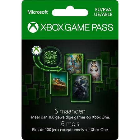 Microsoft Xbox Game Pass - 6 Maanden Abonnement - Xbox One
