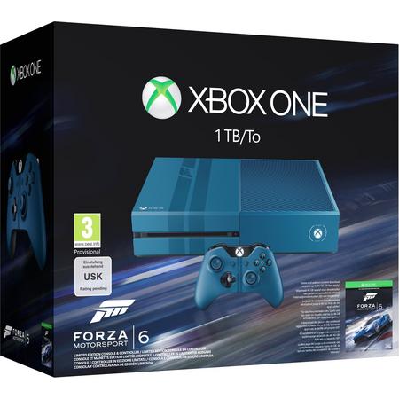 Microsoft Xbox One Forza 6 Limited Edition Console - 1TB - Blauw - Xbox One