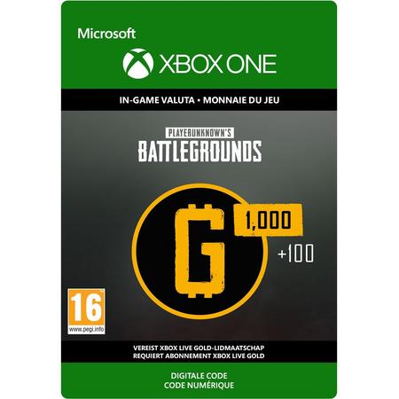 PlayerUnknowns Battlegrounds (PUBG) -  1.100 G-Coin - Xbox One Download