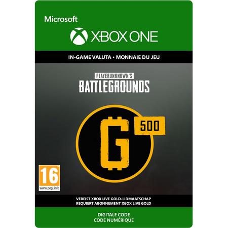 PlayerUnknowns Battlegrounds (PUBG) - 500 G-Coin - Xbox One Download