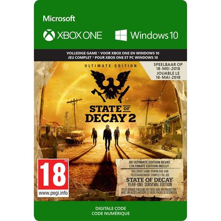 State of Decay 2 - Ultimate Edition - Xbox One / Windows