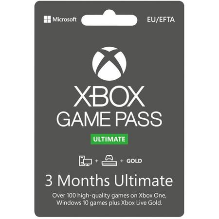 Xbox Live Game Pass Ultimate Online - 3 Maanden - Promo
