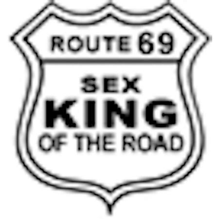 verkeersbord - Route 69 Sex king of the road