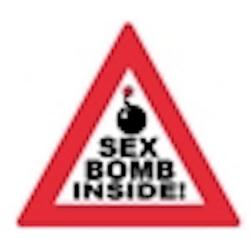 verkeersbord - Sex bomb inside