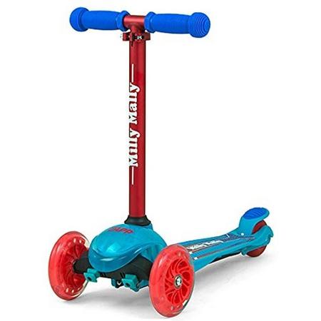 Milly Mally Kinderstep Zapp Scooter Coral Junior Blauw/rood