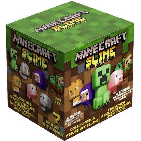 Minecraft Mini-figuurtjes met slijm 5 cm