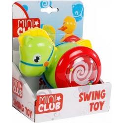 Mini Club Babyspeelgoed Rollende Eend 13 Cm Groen