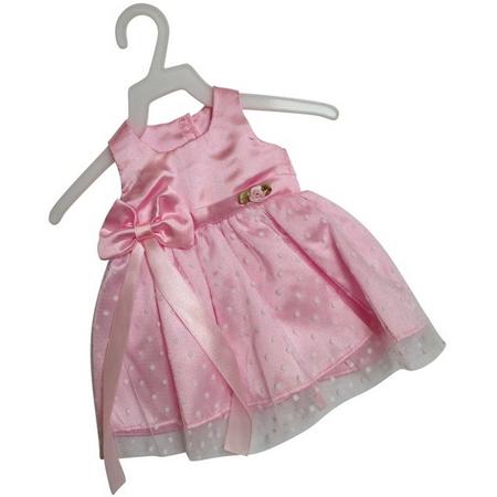 Feestjurk Mini Mommy Roze poppenkleding jurk 33-37 Cm