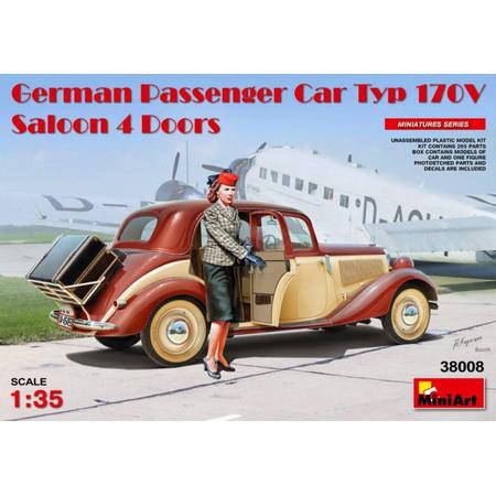 MINI-ART 1:35 German Passenger Car Typ 170V.Saloon 4 D