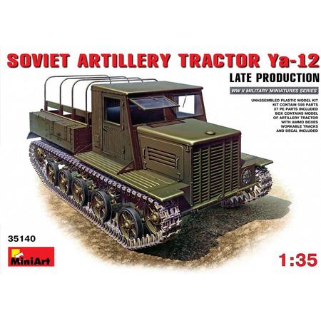 MINIART SOVIET Artillery Tractor YA-12 Late Production